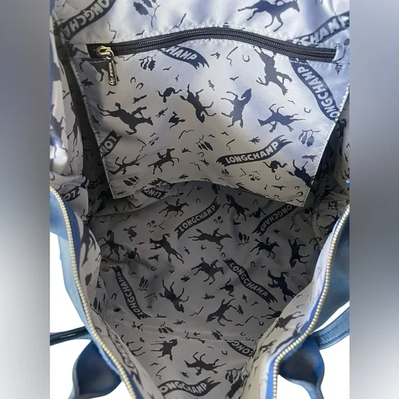 Longchamp Le Pliage Cuir Leather Shoulder Bag - Picture 11 of 13